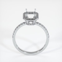 Silver Pave Ring Setting Image