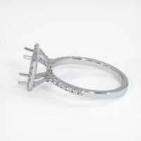10K White Gold Pave Ring Setting Image