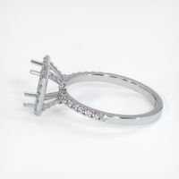 18K White Gold Pave Ring Setting Image
