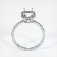 18K White Gold Pave Ring Setting Image