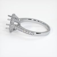 18K White Gold Pave Ring Setting Image