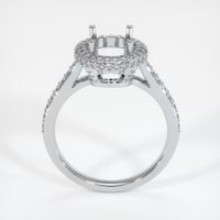 18K White Gold Pave Ring Setting Image