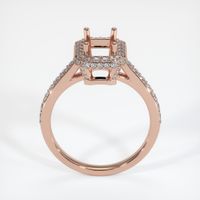 14K Rose Gold Pave Ring Setting Image