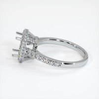10K White Gold Pave Ring Setting Image