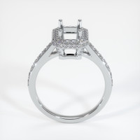 10K White Gold Pave Ring Setting Image