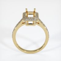 14K Yellow Gold Pave Ring Setting Image