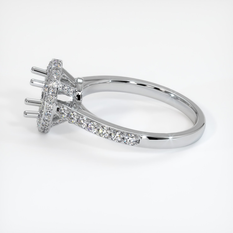 Platinum 950 Pave Ring Setting