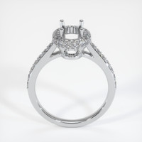 Silver Pave Ring Setting Image