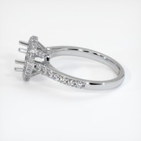 10K White Gold Pave Ring Setting Image