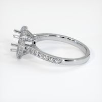 18K White Gold Pave Ring Setting Image