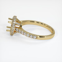 10K Yellow Gold Pave Ring Setting Image