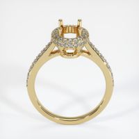14K Yellow Gold Pave Ring Setting Image