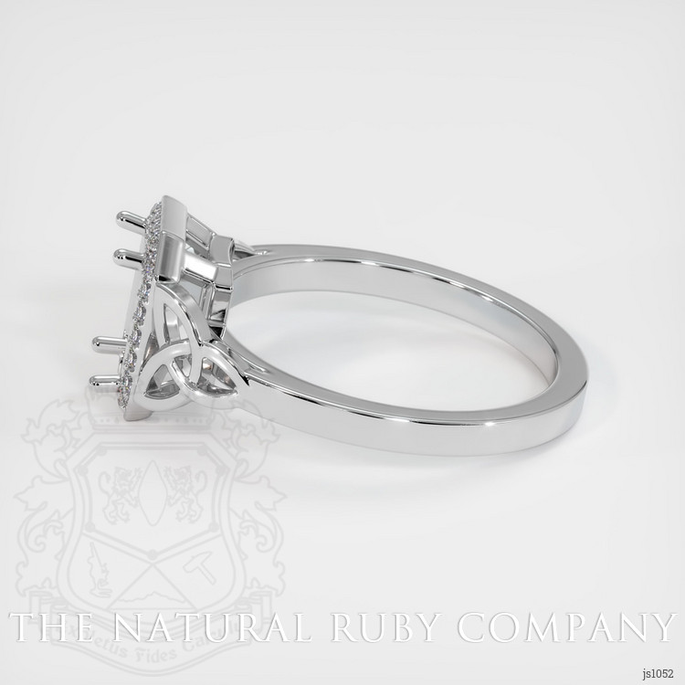 Platinum 950 Pave Ring Setting