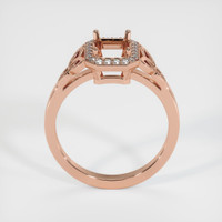 14K Rose Gold Pave Ring Setting Image