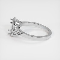 14K White Gold Pave Ring Setting Image