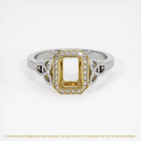 18K Yellow White Ring Setting Image