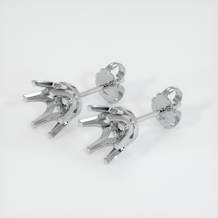 Platinum 950 Studs Earring Setting