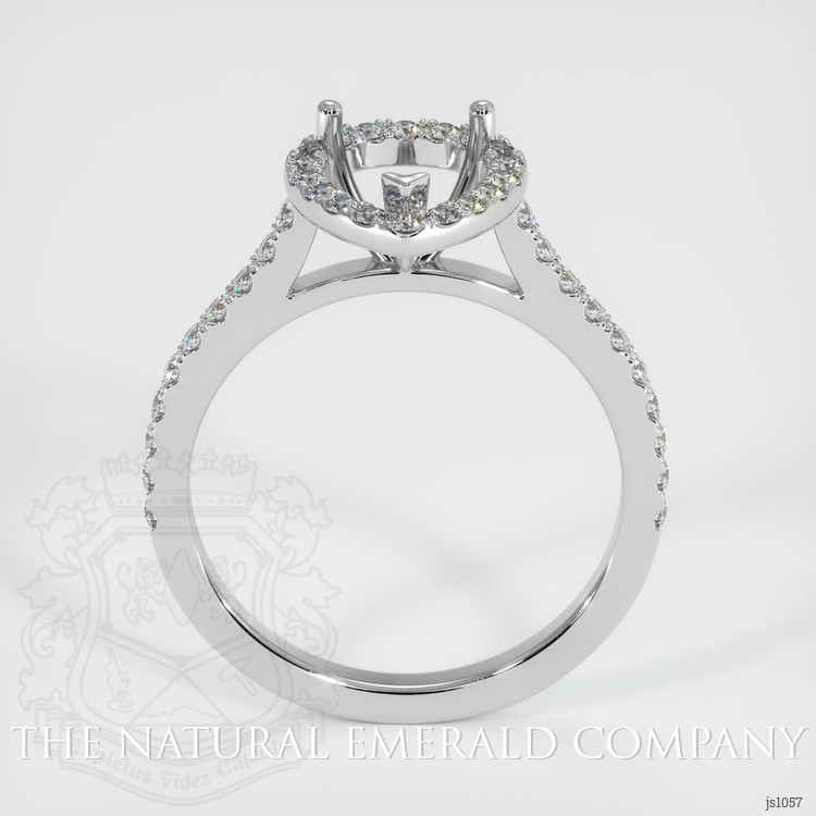 Platinum 950 Pave Ring Setting