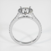 Silver Pave Ring Setting Image