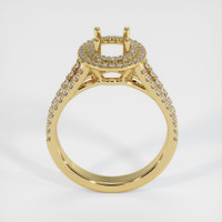 14K Yellow Gold Pave Ring Setting Image