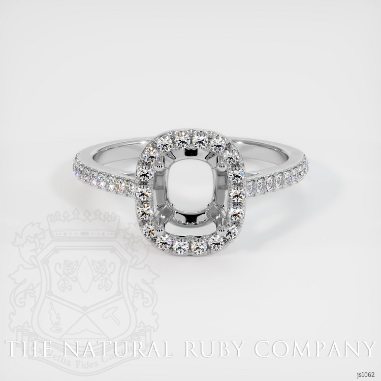 Platinum 950 Pave Ring Setting