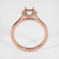 14K Rose Gold Pave Ring Setting Image