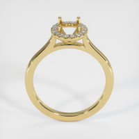14K Yellow Gold Pave Ring Setting Image
