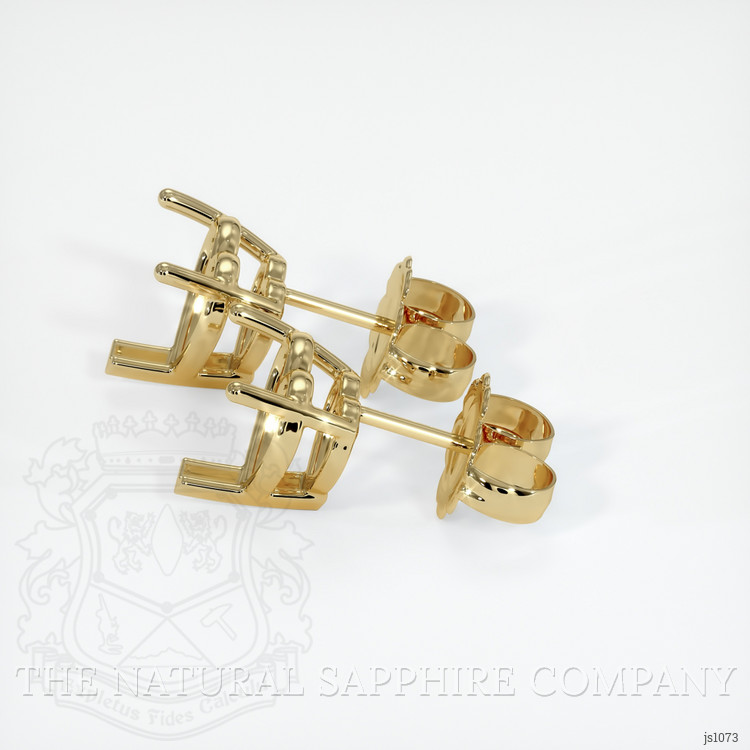 14K Yellow Gold Studs Earring Setting