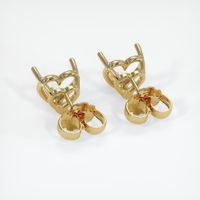 14K Yellow Gold Studs Earring Setting Image