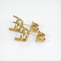 18K Yellow Gold Studs Earring Setting Image