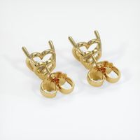 18K Yellow Gold Studs Earring Setting Image