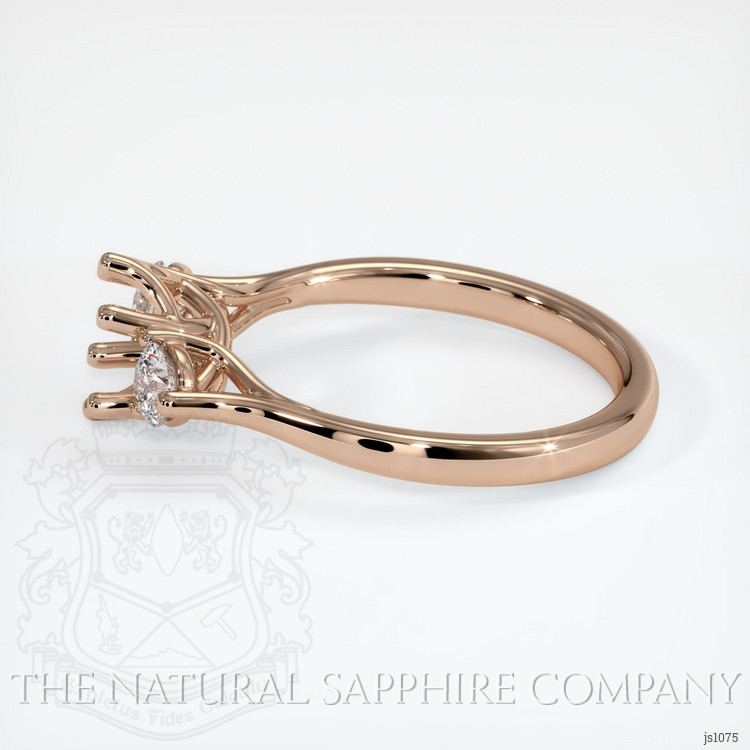 18K Rose Gold Antique Style Ring Setting