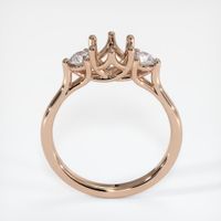 18K Rose Gold Antique Style Ring Setting Image