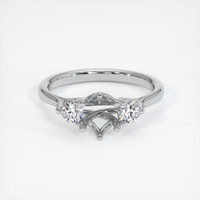 10K White Gold Antique Style Ring Setting Image