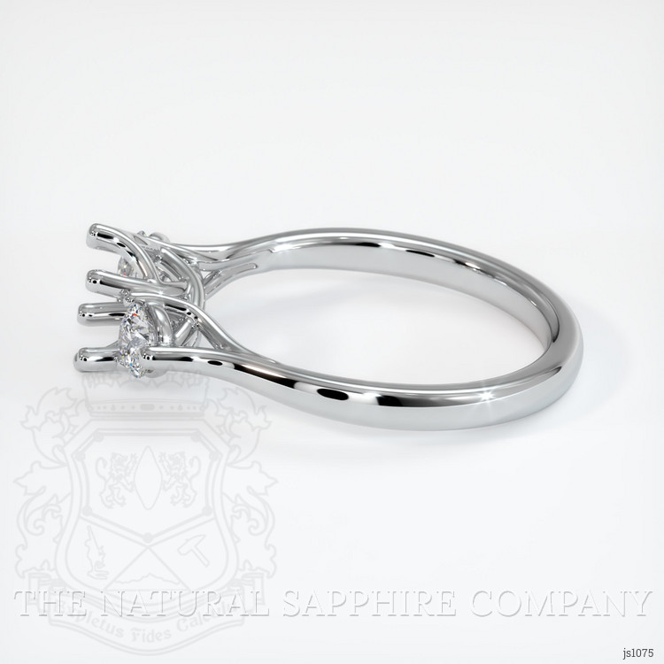 10K White Gold Antique Style Ring Setting