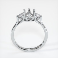 10K White Gold Antique Style Ring Setting Image