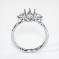 14K White Gold Antique Style Ring Setting Image
