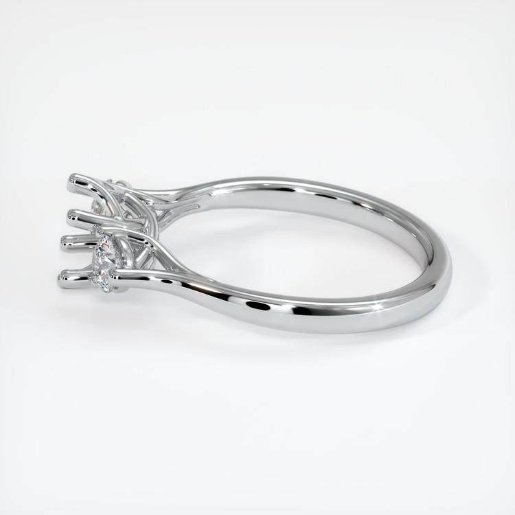 18K White Gold Antique Style Ring Setting