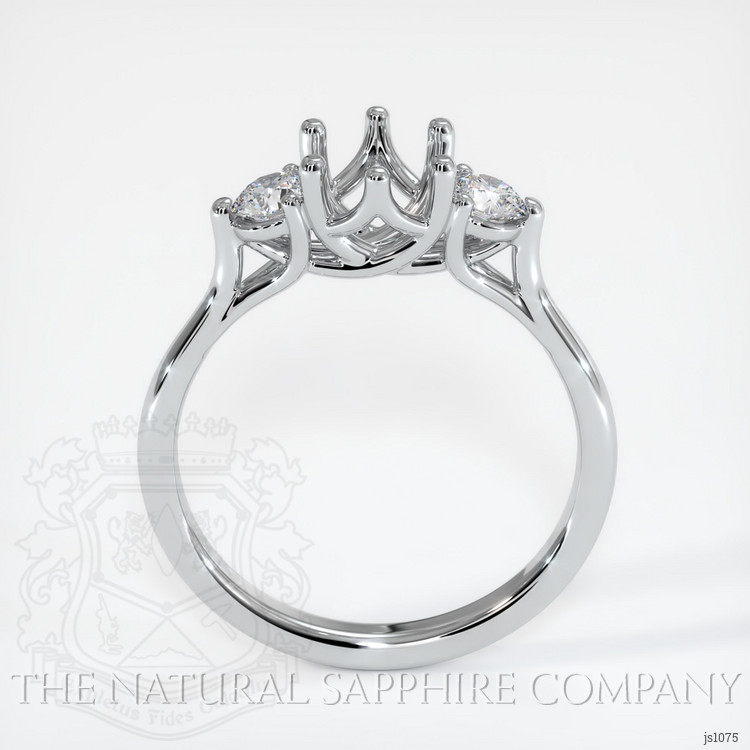 18K White Gold Antique Style Ring Setting