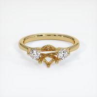 14K Yellow Gold Antique Style Ring Setting Image