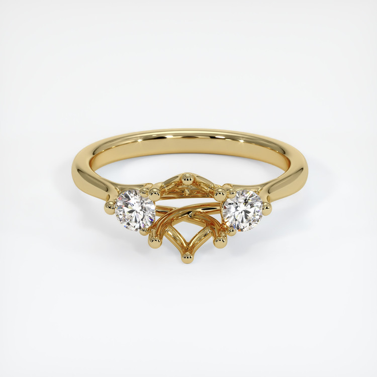 14K Yellow Gold Antique Style Ring Setting