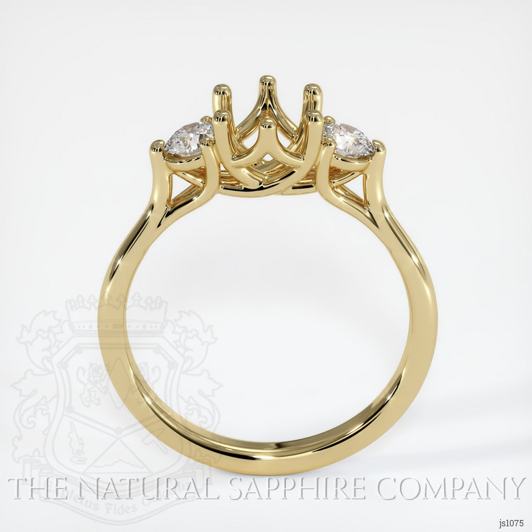 14K Yellow Gold Antique Style Ring Setting