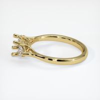 18K Yellow Gold Antique Style Ring Setting Image