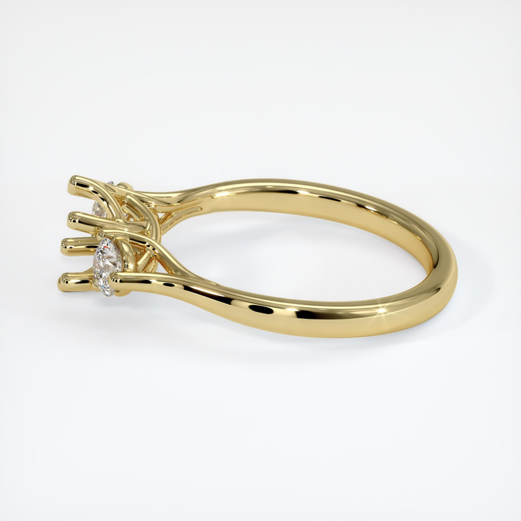 18K Yellow Gold Antique Style Ring Setting