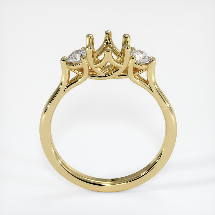 18K Yellow Gold Antique Style Ring Setting