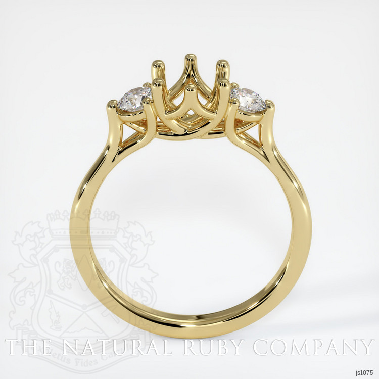 18K Yellow Gold Antique Style Ring Setting