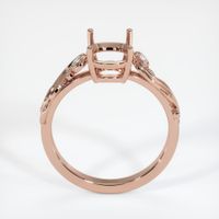 14K Rose Gold Accent Stones Ring Setting Image