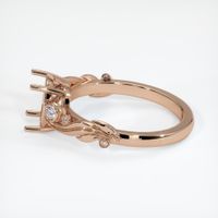 18K Rose Gold Accent Stones Ring Setting Image