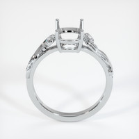 10K White Gold Accent Stones Ring Setting Image
