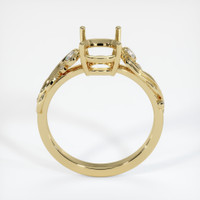 10K Yellow Gold Accent Stones Ring Setting Image